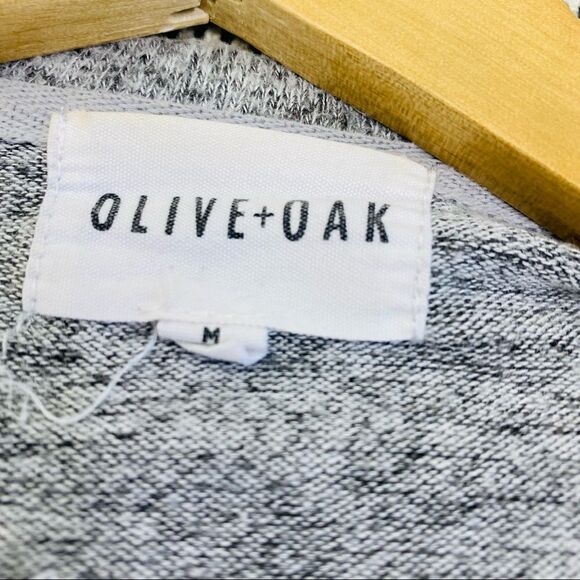 Olive and Oak gray colorblock open cocoon sweater - Picture 6 of 7